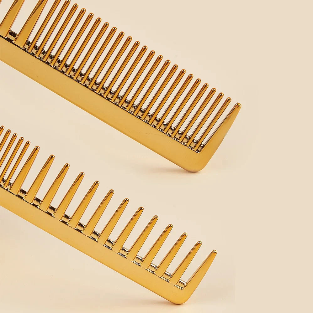 Anti-Static Rat Tail & Wide Fine Tooth Barber Comb Set