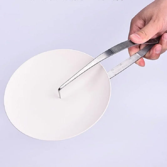 Pottery Glazing Tongs for Cup Stainless Steel Tweezers Glaze Clip Applicator Dip Blown Glaze Clip Cup and Saucer Peaceful Pleasures Health and Wellness