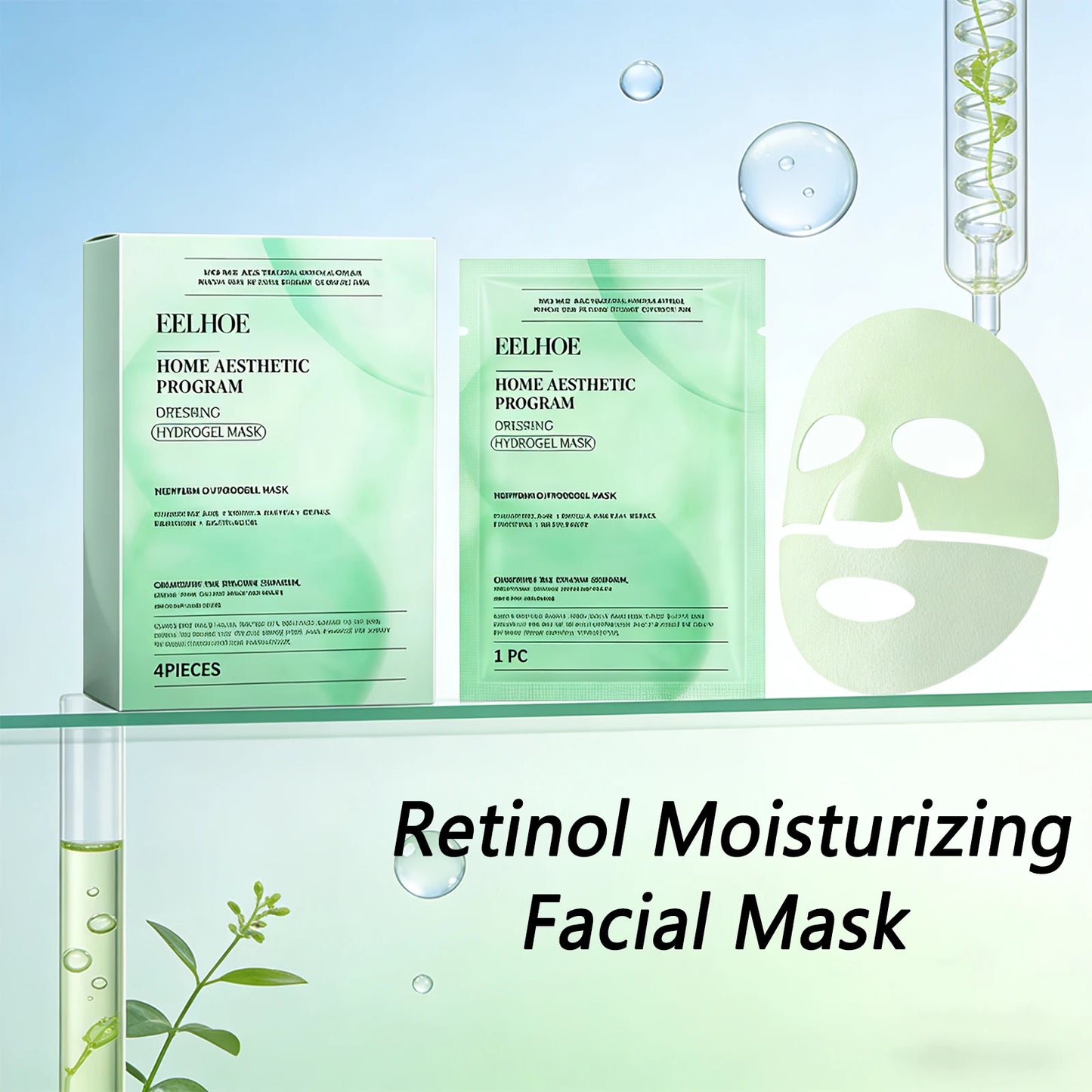Tightening Hydrogel Mask Effectively Nourishing Enhancing Skin Elasticity Brightening Dull Skin Retinol Moisturizing Facial Mask Peaceful Pleasures Health and Wellness
