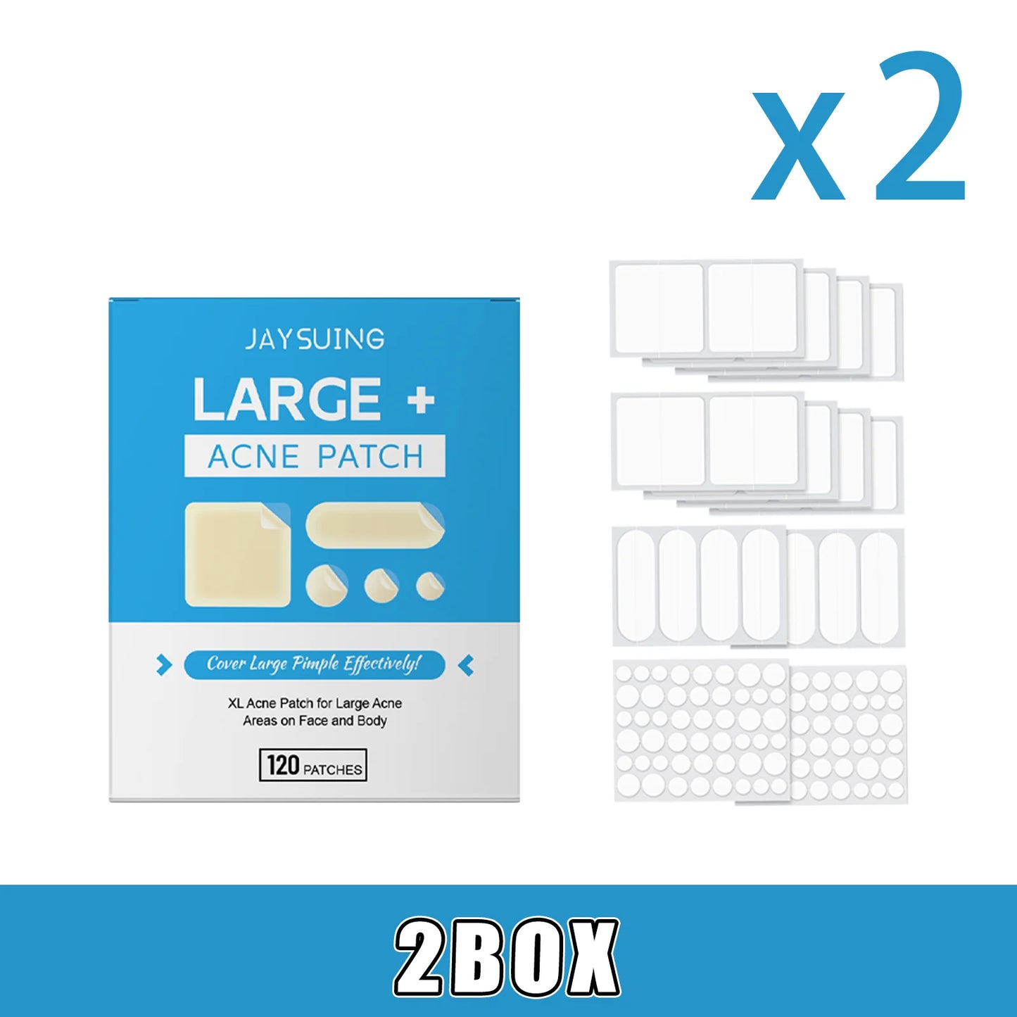 120-Count Salicylic Acid Acne Patches | Invisible Blemish Dots