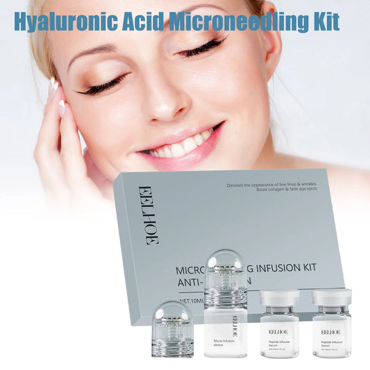 Hyaluronic Acid Microneedle Roller Serum Kit – Firming & Hydrating