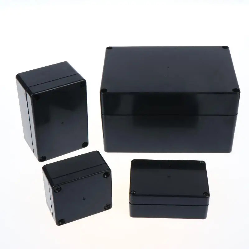 New 1/3Pcs Plastic Electronic Project Instrument Case IP65 Waterproof Black Junction Box Outdoor Container Power Enclosure Tools Peaceful Pleasures Health and Wellness