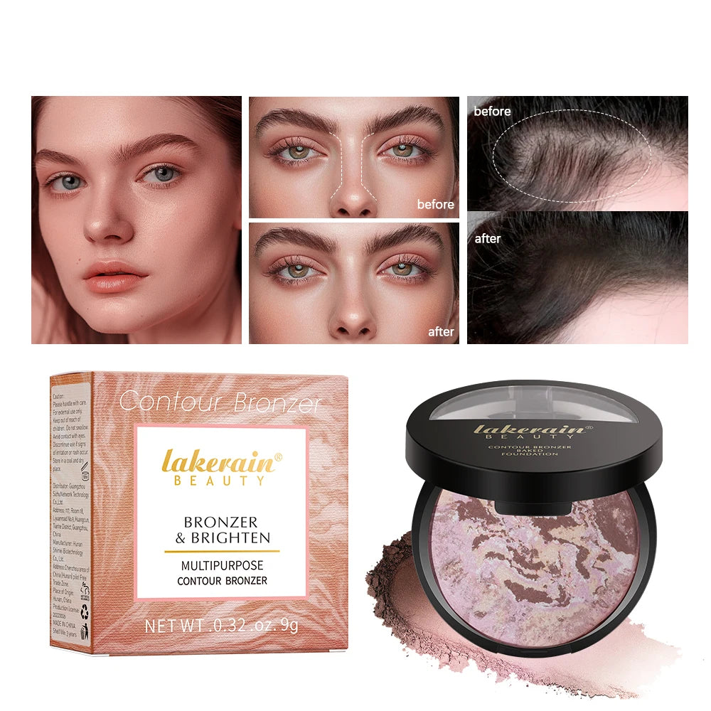 Demi Matte Natural Finish Baked Brighten Color Correcting Powder Foundation Buildable Light to Coverage Oil Control Makeup Peaceful Pleasures Health and Wellness