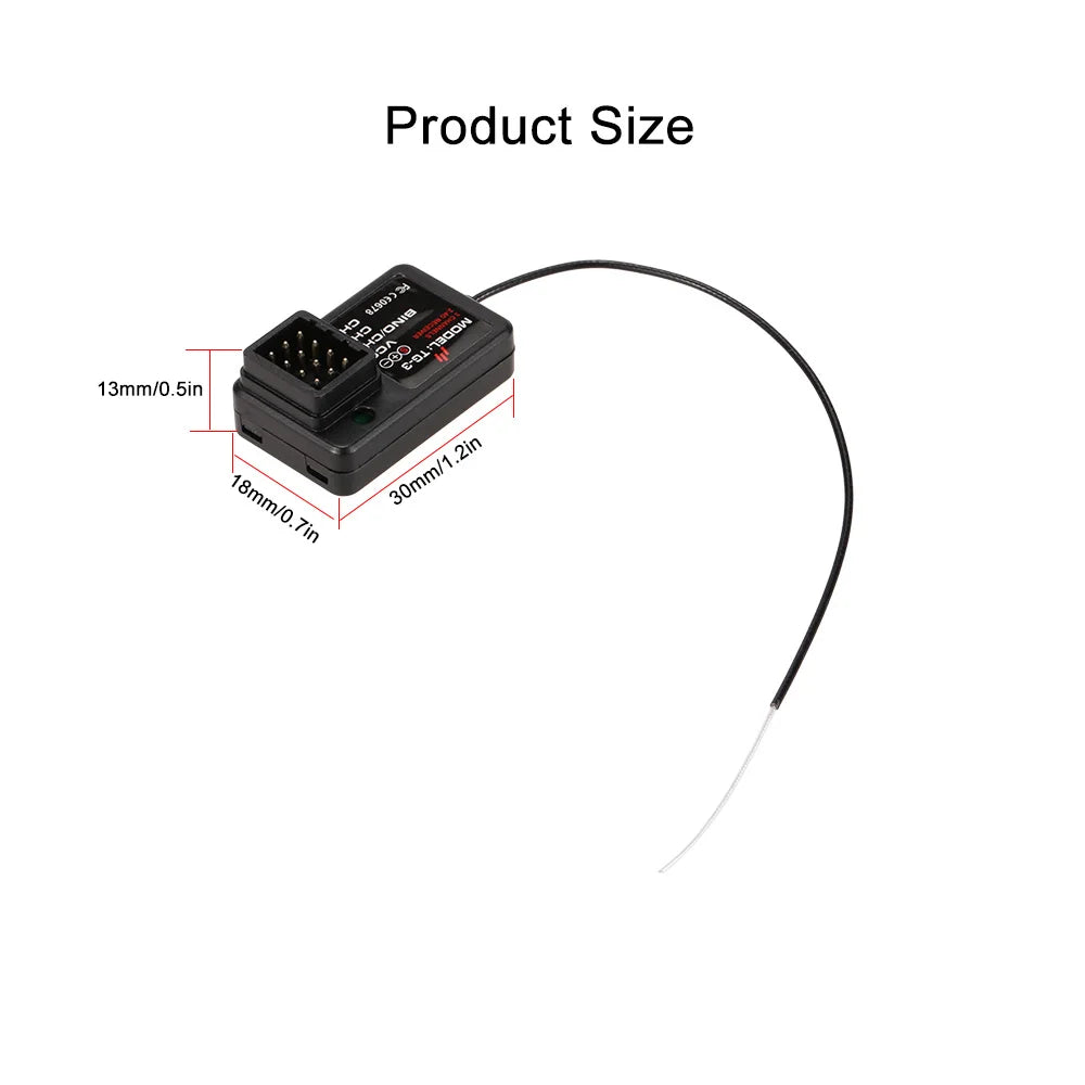 GoolRC TG-3 2.4GHz 3CH RC Car Boat Receiver – TG3 AX5S