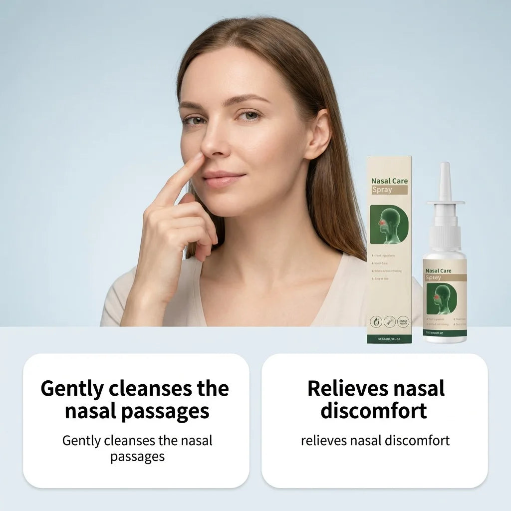 Plant-Based Nasal Cleaning Spray – Congestion & Mucosa Relief