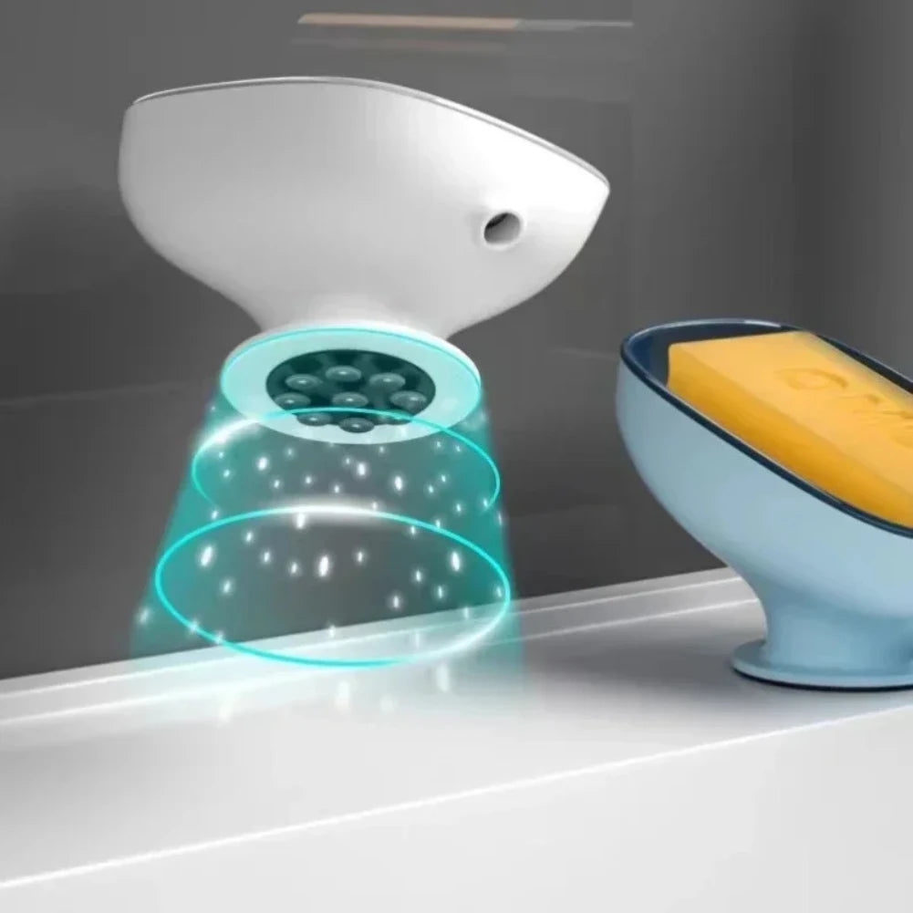 Suction Cup Soap Dish with Drain | Bathroom & Kitchen Holder