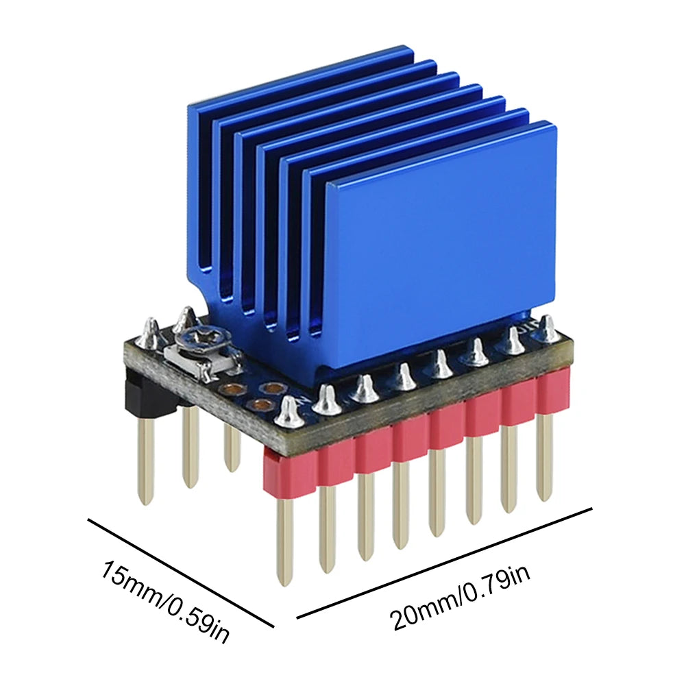 TMC2209 V2.0 Stepper Motor Driver Silent Stepsticks Drivers Up To 256 Subdivision Support Step/Dir and Uart Mode for 3D Printer Peaceful Pleasures Health and Wellness