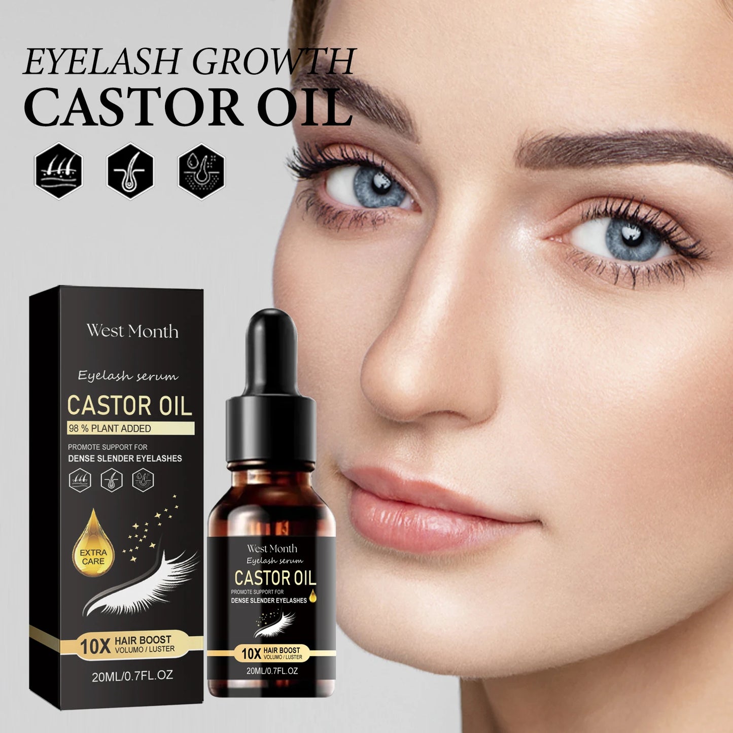 Eyelash Growth Oil – Fuller, Longer & Thicker Lashes (20ml)