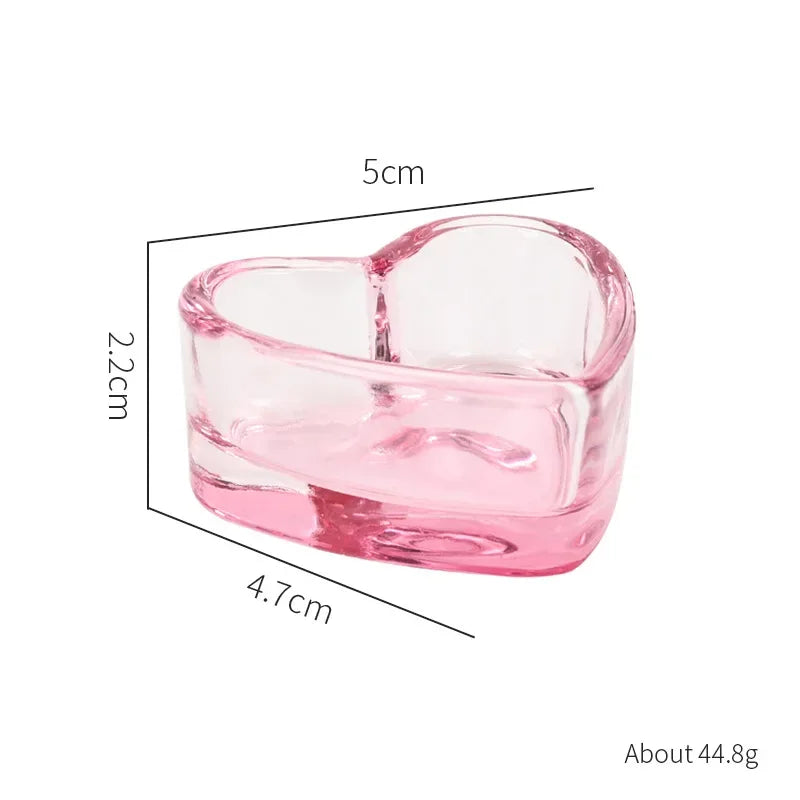 Crystal Glass Dappen Dish | Acrylic Nail Liquid Mixing Cup