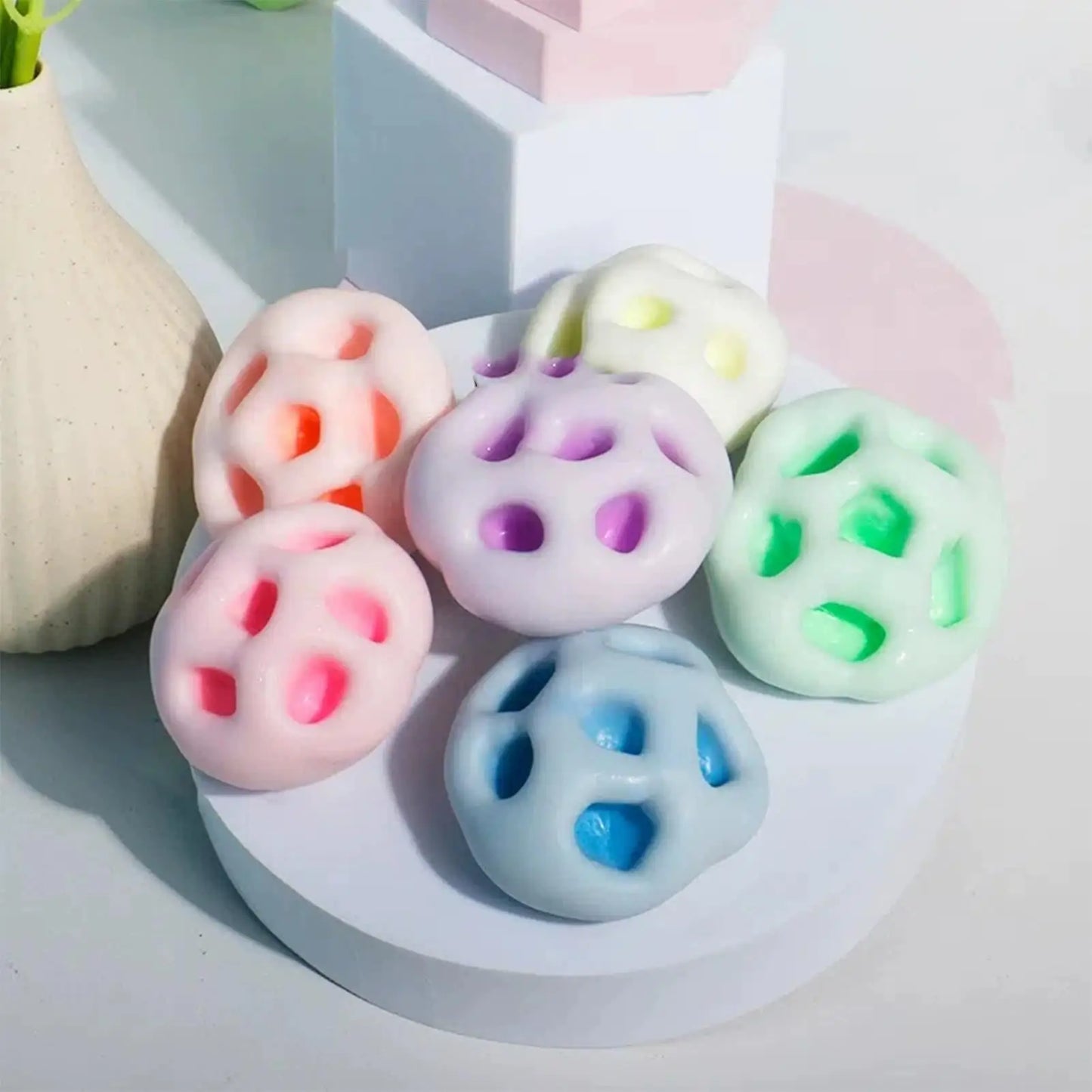 Soft Fidget Sensory Squeeze Ball | Mochi Texture Stress Toy