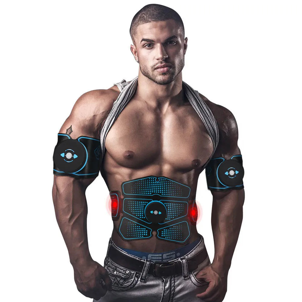 EMS Abs Muscle Stimulator – 6-Mode Toner for Home Gym