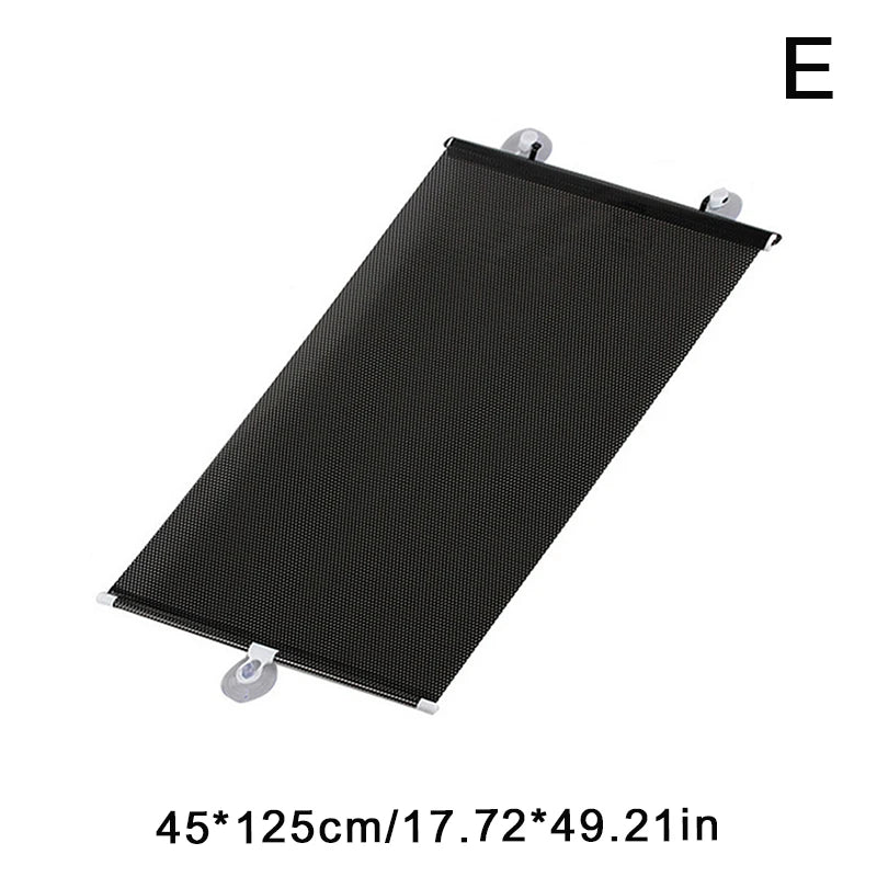 Retractable Sunshade Roller Blind – UV Window Curtain
