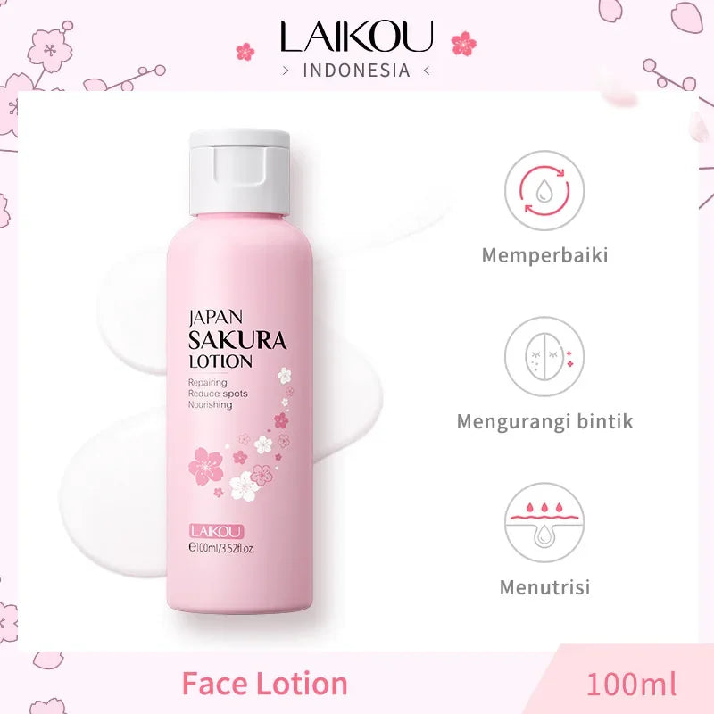 LAIKOU Sakura Face Lotion – Pore Minimizing & Hydrating Peaceful Pleasures Health and Wellness