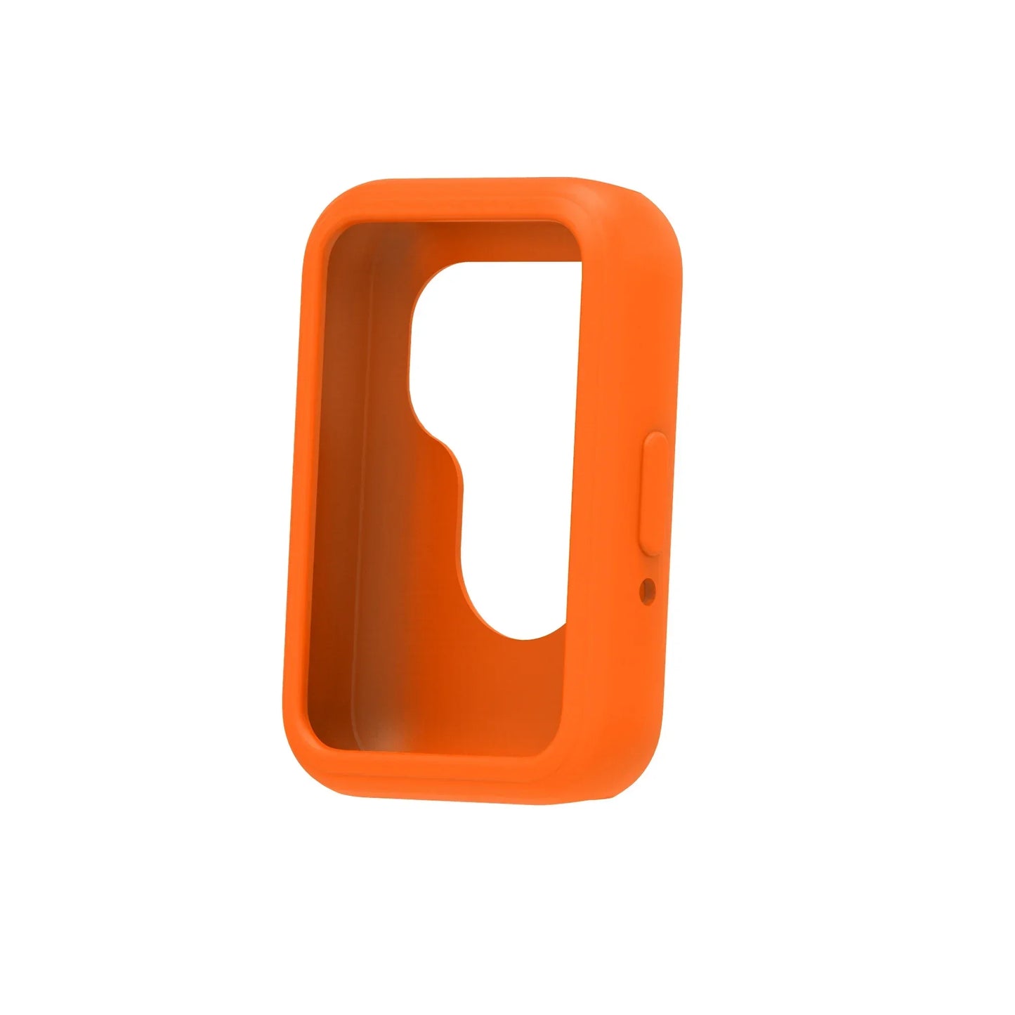 Soft Silicone Case for Samsung Galaxy Fit 3 Watch Candy Color Full Coverage Protective Cover for Galaxy Watch Fit 3 Accessories Peaceful Pleasures Health and Wellness orange For Galaxy Fit 3