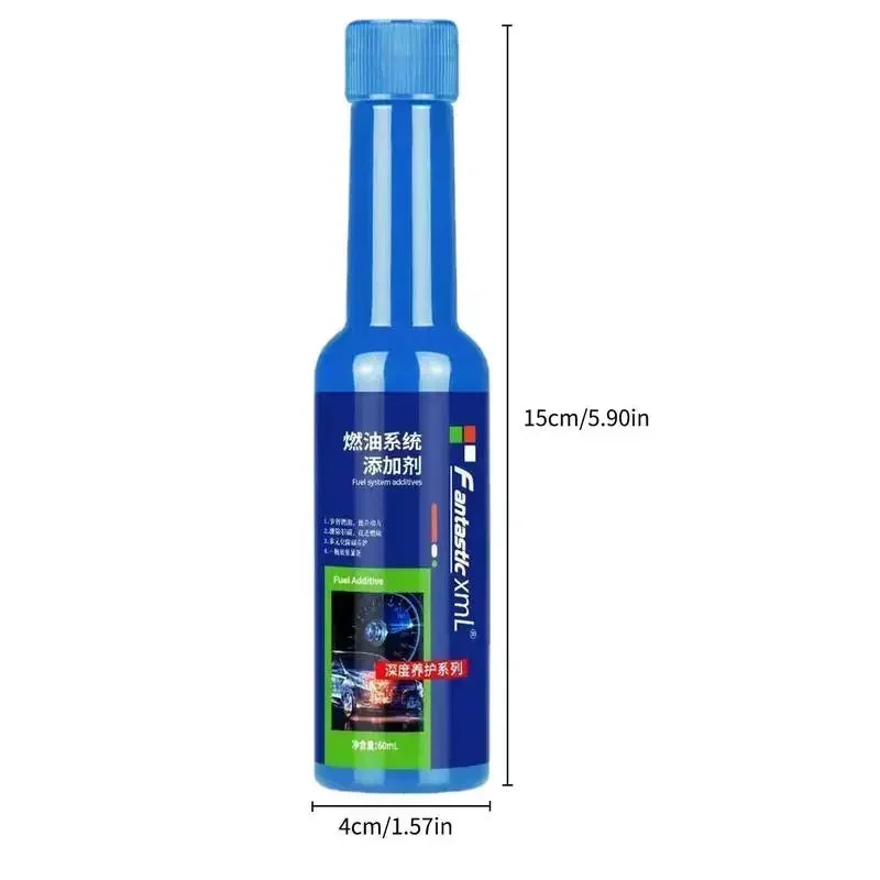 60ml Fuel Gasolines Injector Cleaner Car System Petrol Saver Save Gas Oil Additive Restore Saving Fuel Clear Carbon Deposit Peaceful Pleasures Health and Wellness