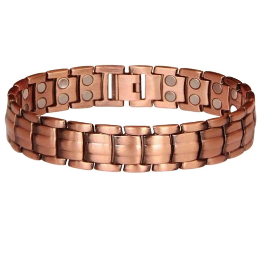 Pure Copper Magnetic Bracelet for Men | Wellness Jewelry Copper Magnetic Bracelet Peaceful Pleasures Health and Wellness