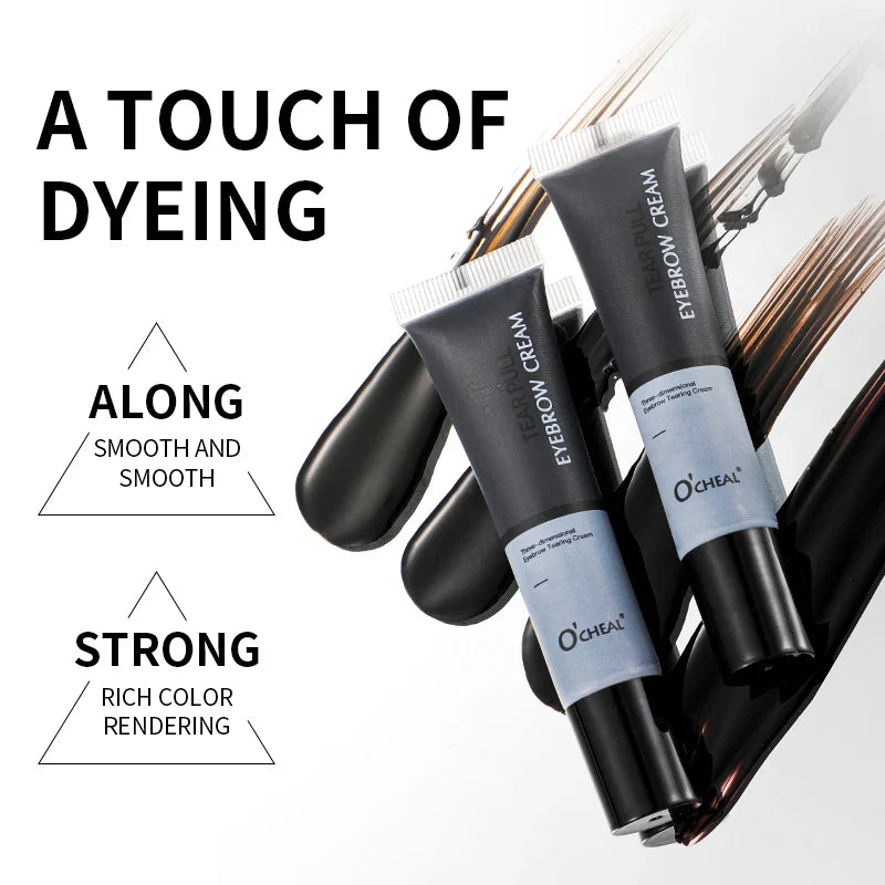 Tear-Off Eyebrow Dye Cream – Waterproof & Natural Look