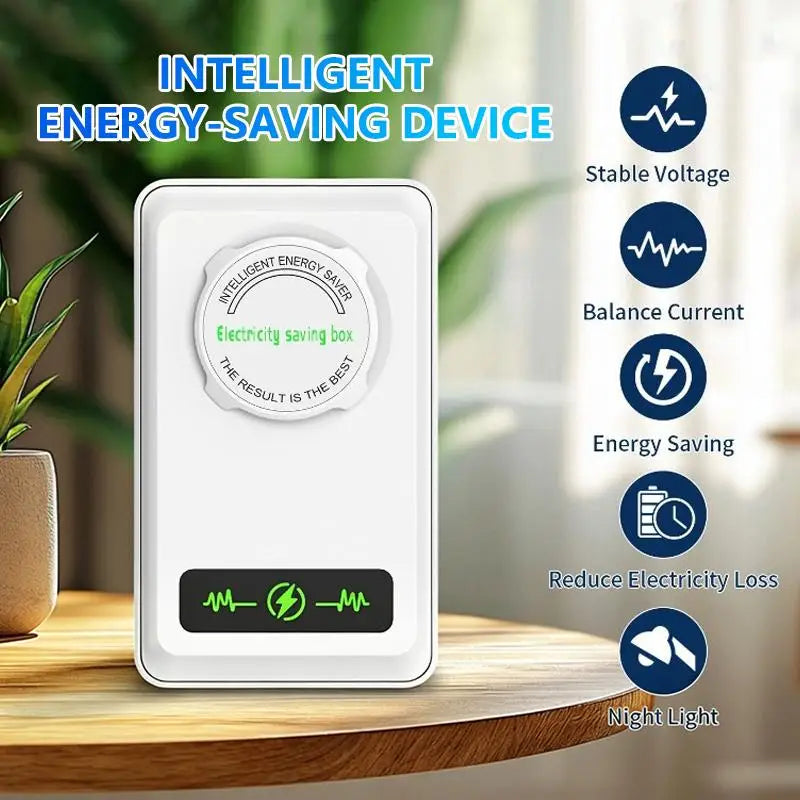US/EU Plug Adapter 90V-250V For Office Kitchen Power Saver Portable Electricity US Energy Saver Smart Saving Box Safe Household Peaceful Pleasures Health and Wellness