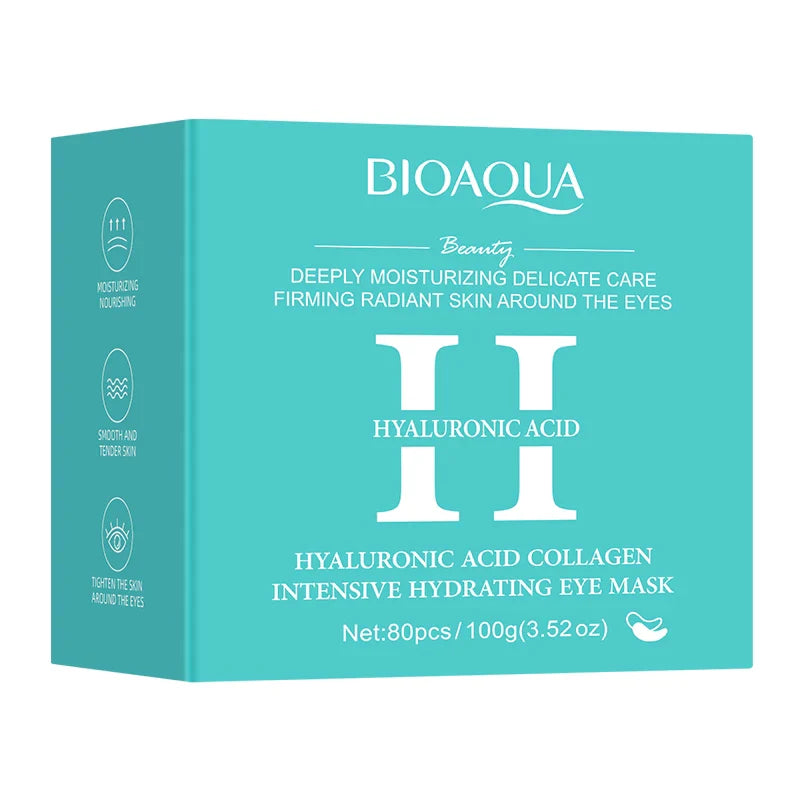 80-Pack Hyaluronic Acid & Collagen Hydrating Eye Masks