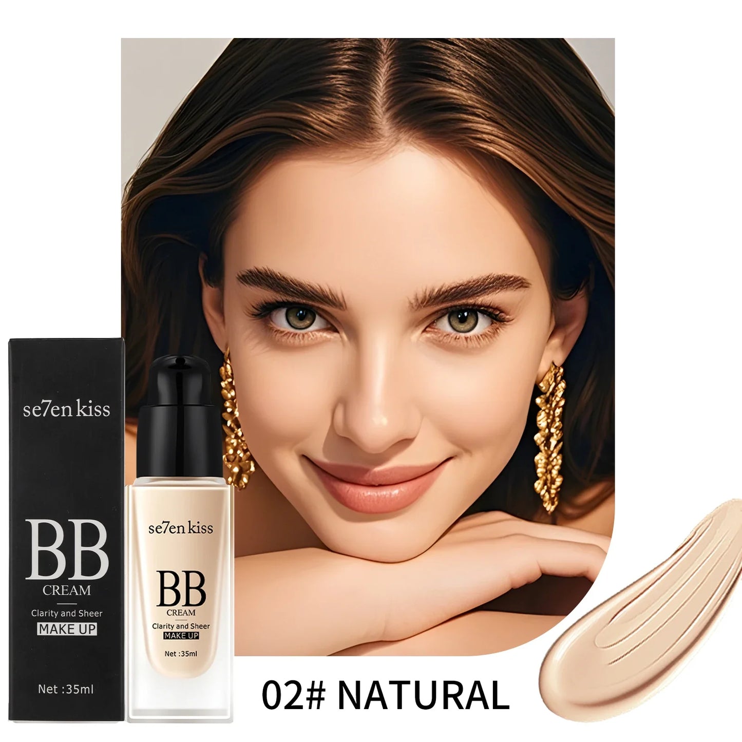 Lightweight Waterproof BB Cream – Long-Lasting Natural Finish