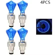 Rainbow Diamond Tire Valve Stem Light – Car Motorcycle Bike