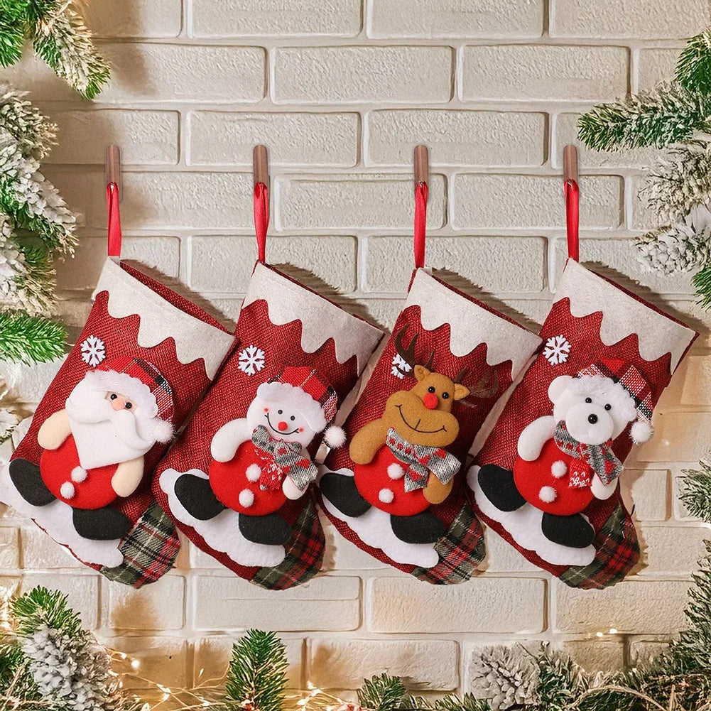 Christmas Stocking Santa Design – Festive Holiday Decor