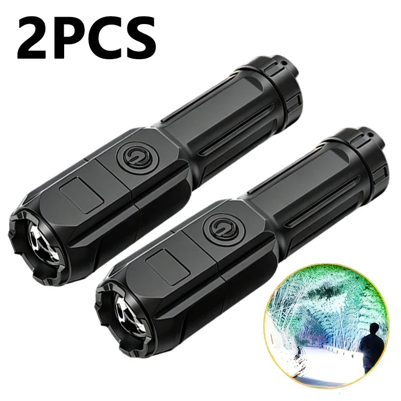 ZHIYU LED Rechargeable Zoomable Flashlight – Waterproof Torch