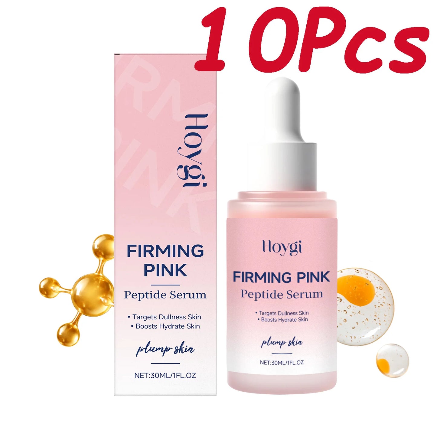 Pink Peptide Collagen Firming Serum – Anti-Aging & Hydration