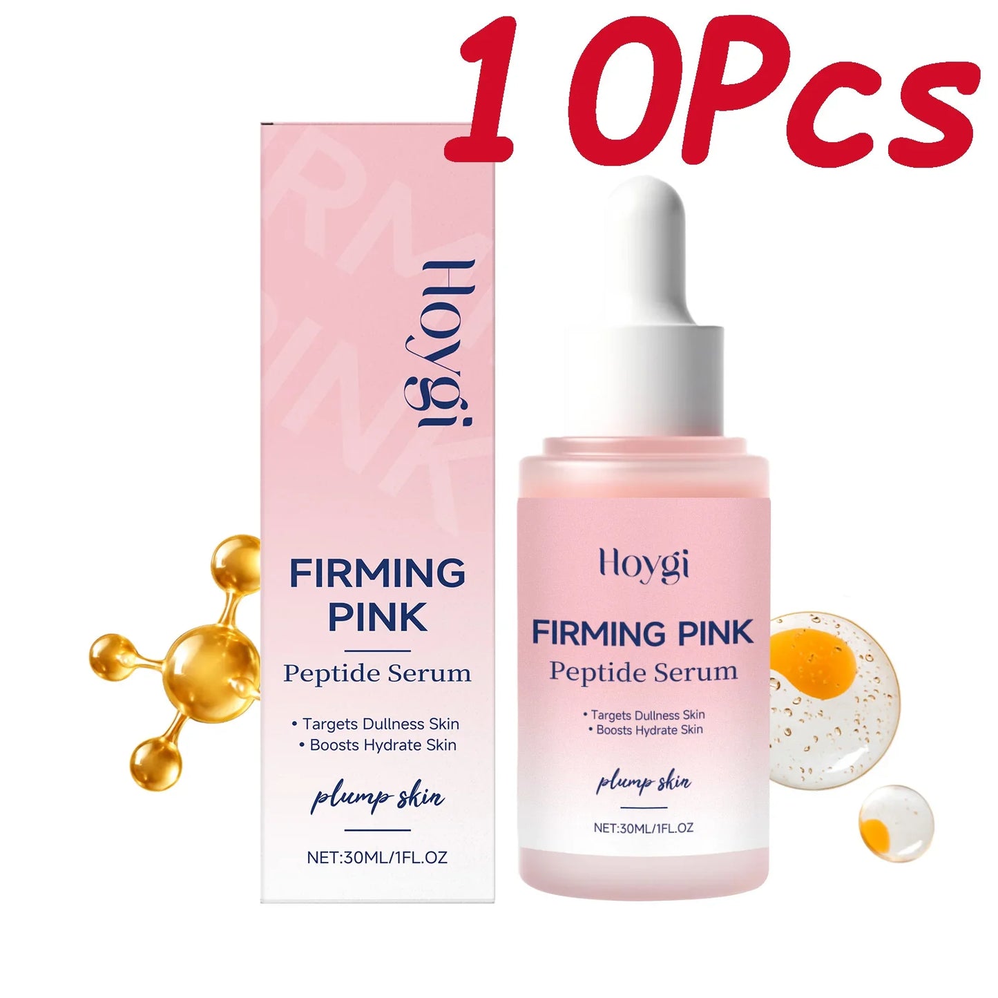 Hoygi Pink Peptide Collagen Face Serum – Firming & Anti-Aging