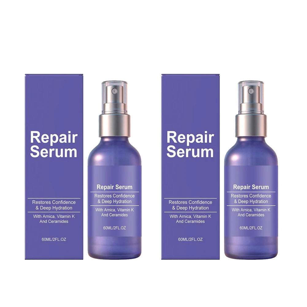 Ceramides Facial Repair Serum Deeply Moisturizing Skin Barrier Repair Lightens Dark Spots Brightens Dull Skin Hydrating Essence Peaceful Pleasures Health and Wellness 2PCS