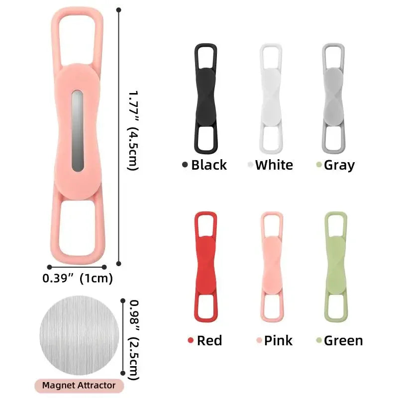 Magnetic Silicone Pen Holder Clips for Tablet & Desk | 2/3/6 Pcs