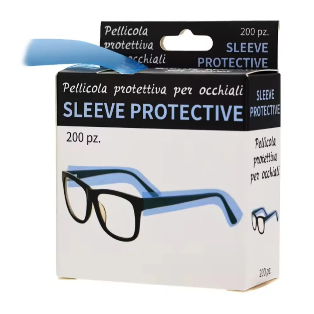 200ps/Box Salon Hairdresser Disposable Glasses Leg Sleeves Cover Hair Dye Tools Pro Hairdressing Eyeglasses Protector Accessory Peaceful Pleasures Health and Wellness