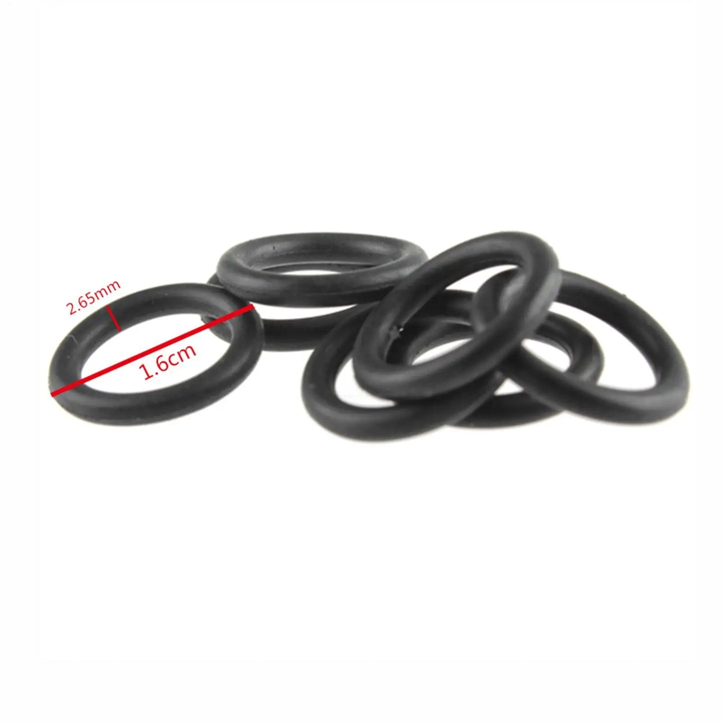 50-Piece Nitrile Rubber O-Ring Kit – Oil & Water Resistant