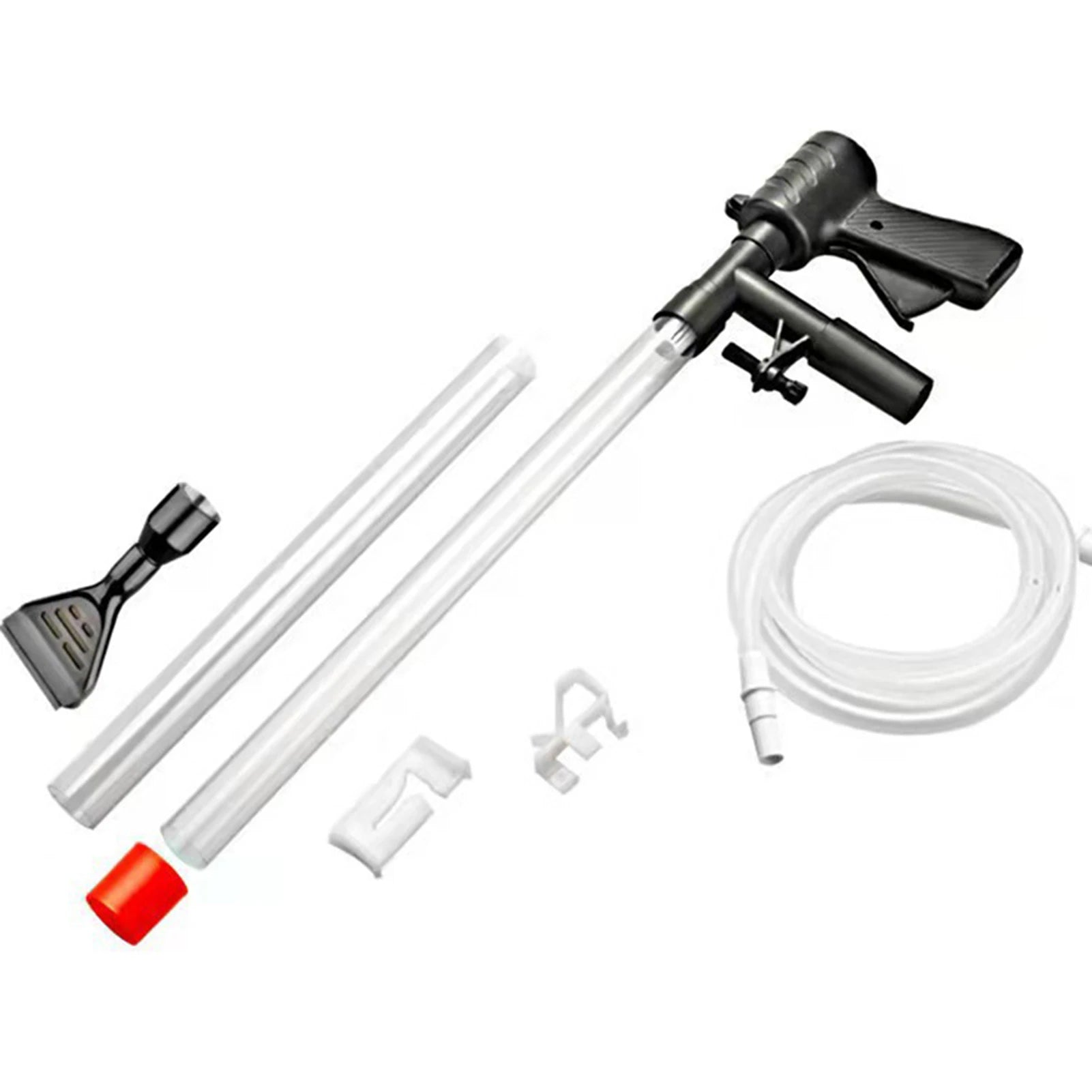 Aquarium Water Changer,6 in 1 Aquarium Vacuum Cleaner,Pneumatic Aquarium Water Changer,Multi-functional Aquarium Algae Scraper Peaceful Pleasures Health and Wellness High End Version