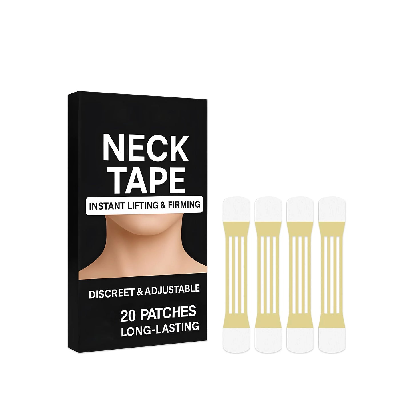 Neck Firming Patches – Lift, Smooth & Tighten Neck Skin (20 pc)