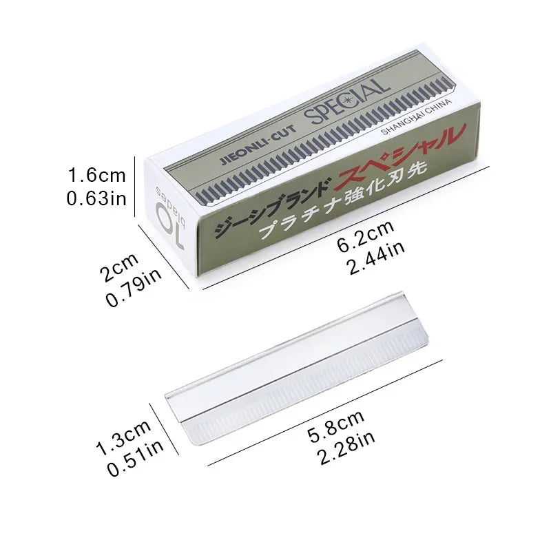 Eyebrow Trimmer Razor Set – 20 Pcs Stainless Steel Face Shaver