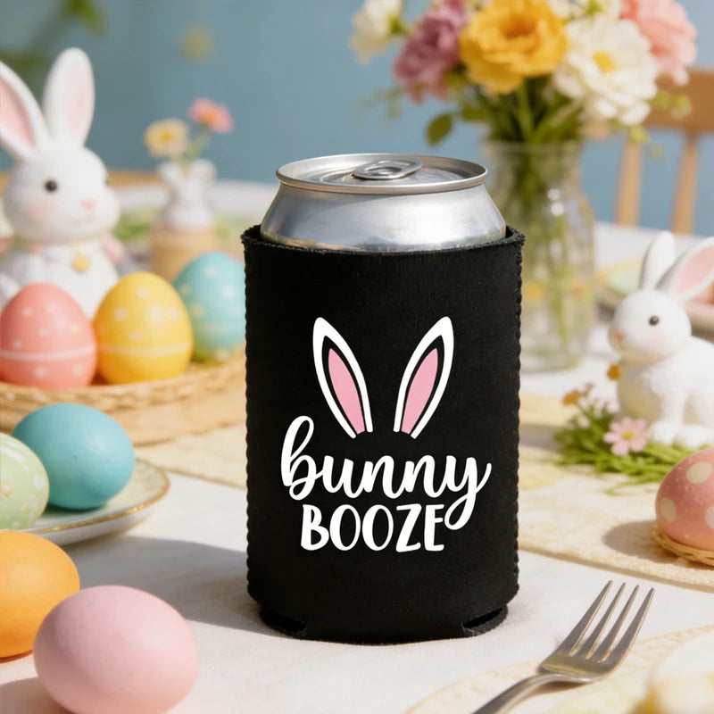 4-Pack Bunny Ear Can Coolers – Easter Basket Stuffers & Party Can Cooler Set Peaceful Pleasures Health and Wellness