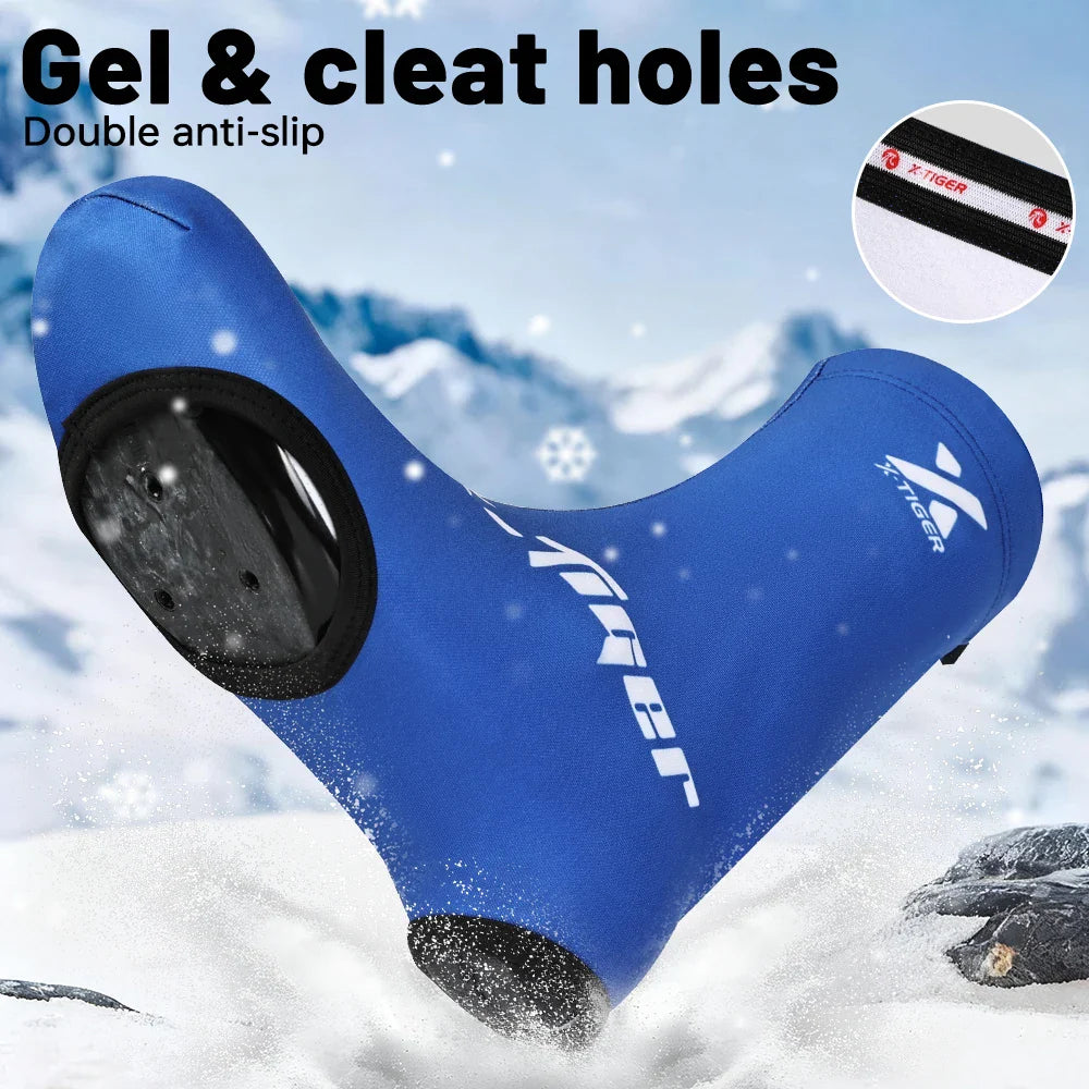 X-TIGER Winter Cycling Shoe Covers – Windproof Unisex