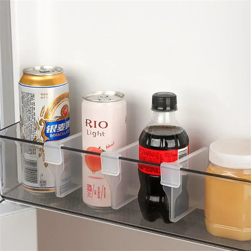 Adjustable Refrigerator Shelf Divider Organizer Splint Clip
