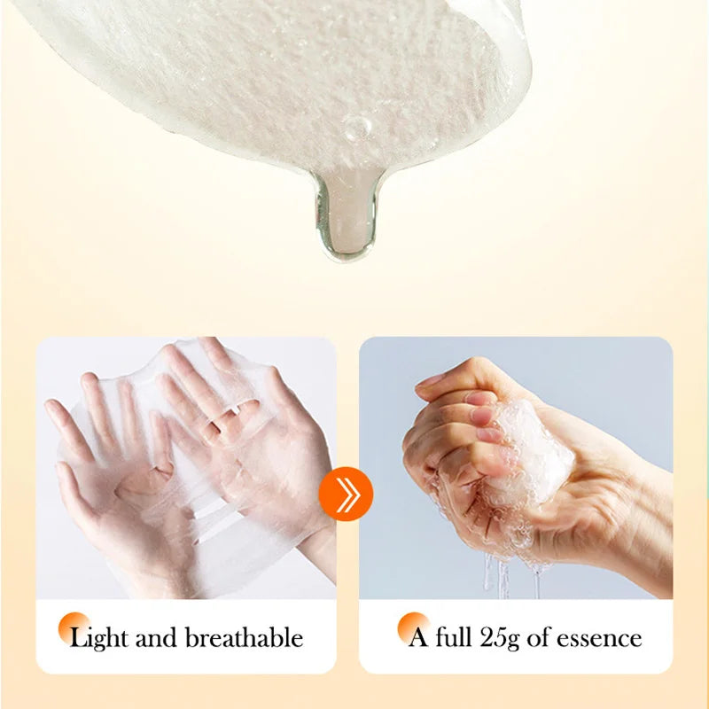 SADOER Snail Collagen Face Mask 5-Pack | Firming & Hydrating Sheet Face Mask Peaceful Pleasures Health and Wellness