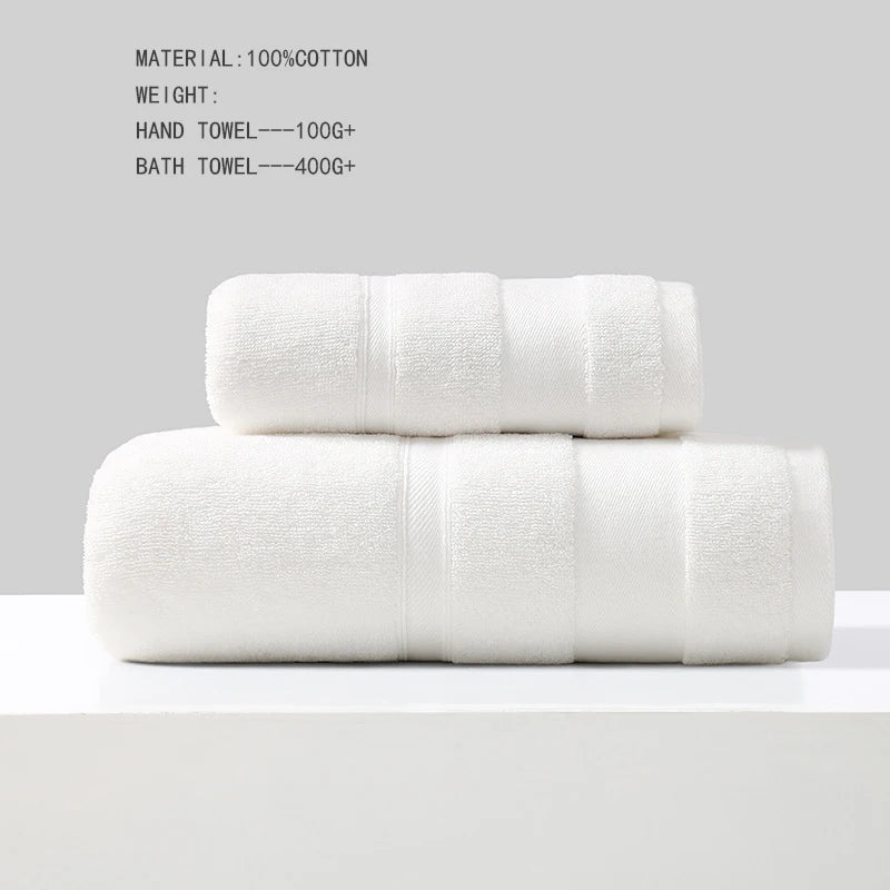 Battilo 100% Cotton Bath & Hand Towel Set – Hotel Spa Quality