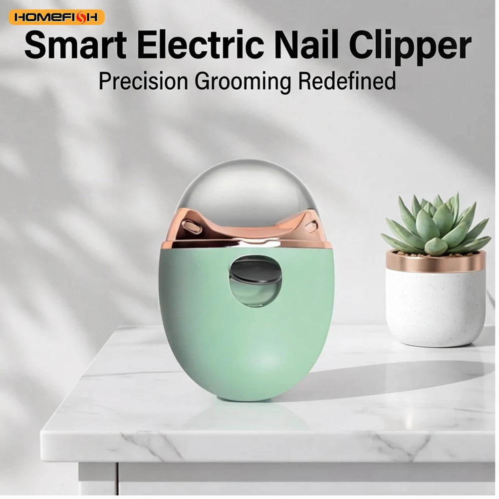 Electric Anti-Splash Nail Clipper & Trimmer for Baby & Adult, Manicure Pedicure Tool for Thick Nails & Toes Peaceful Pleasures Health and Wellness