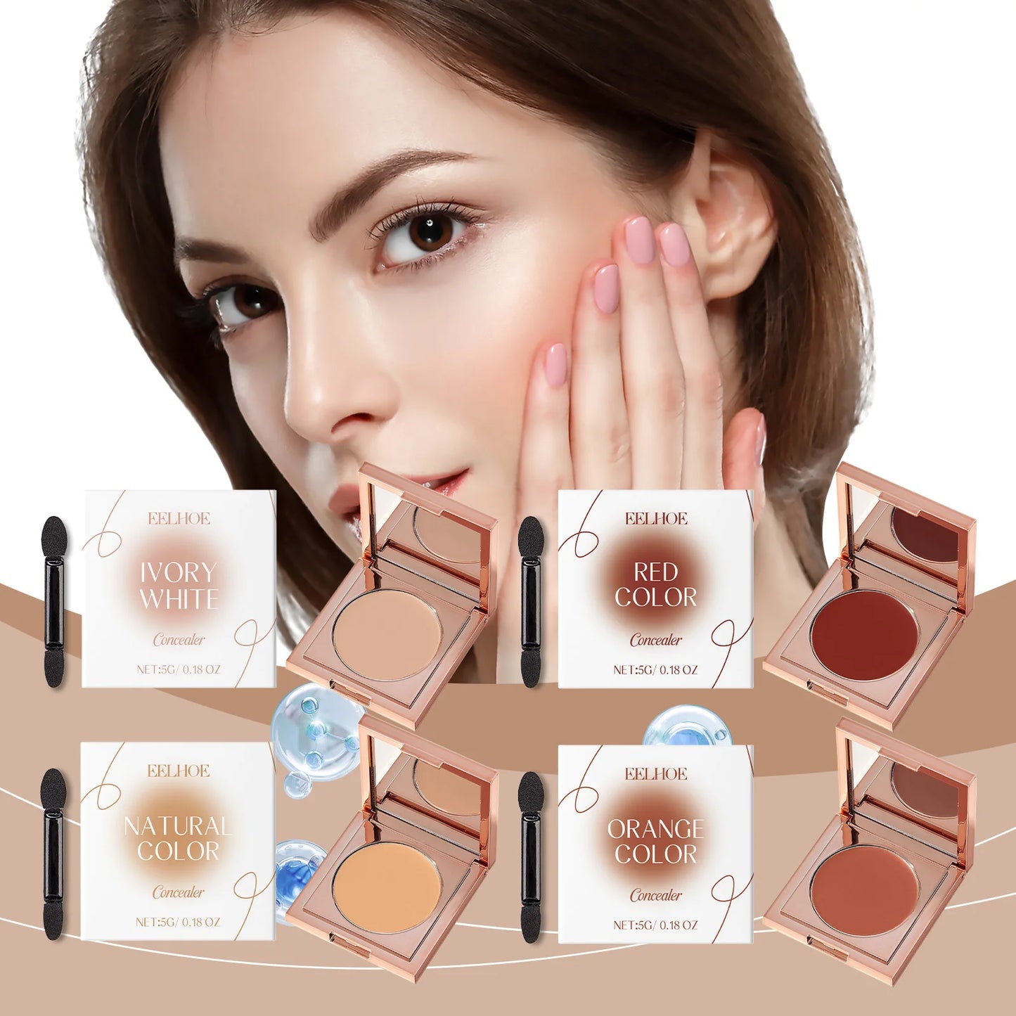 Lightweight Full Coverage Concealer – Dark Circles & Blemishes
