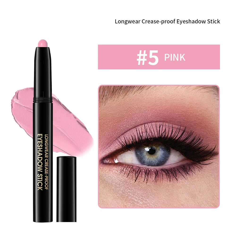 Lakerain Eyeshadow Stick – Waterproof Glitter & Matte Eye Pencil