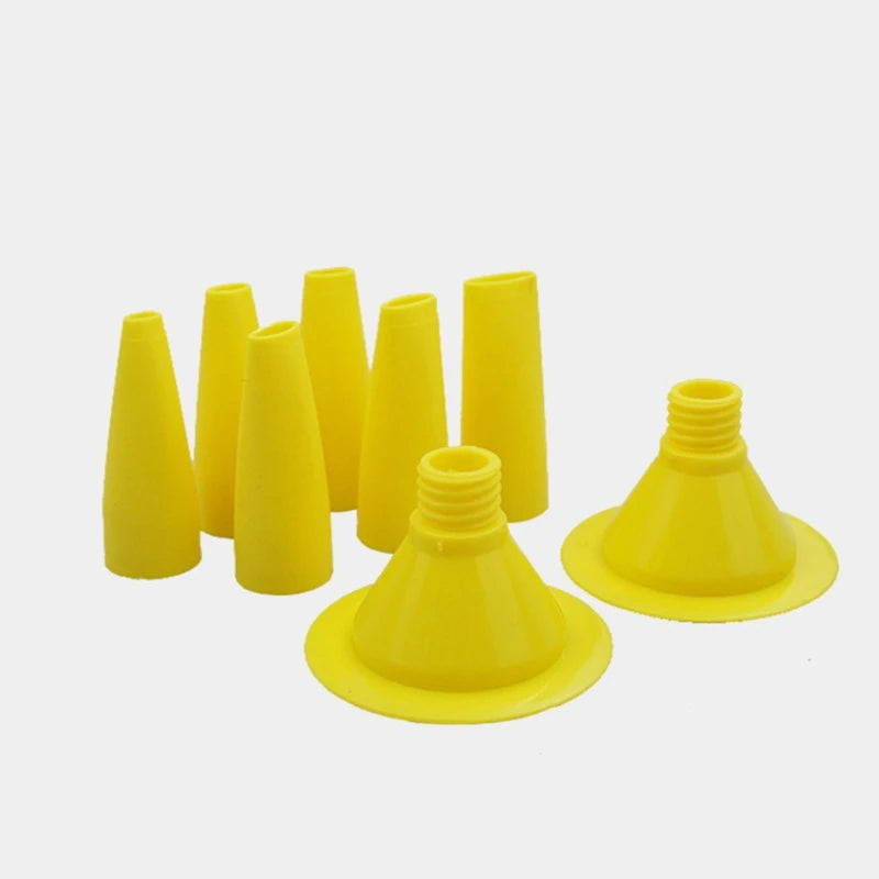 Caulking Nozzle Cone 8 Pieces for Caulking Caulk Nozzles Applicator Sausage Caulking Cone Nozzles Reusable Drop Shipping Peaceful Pleasures Health and Wellness