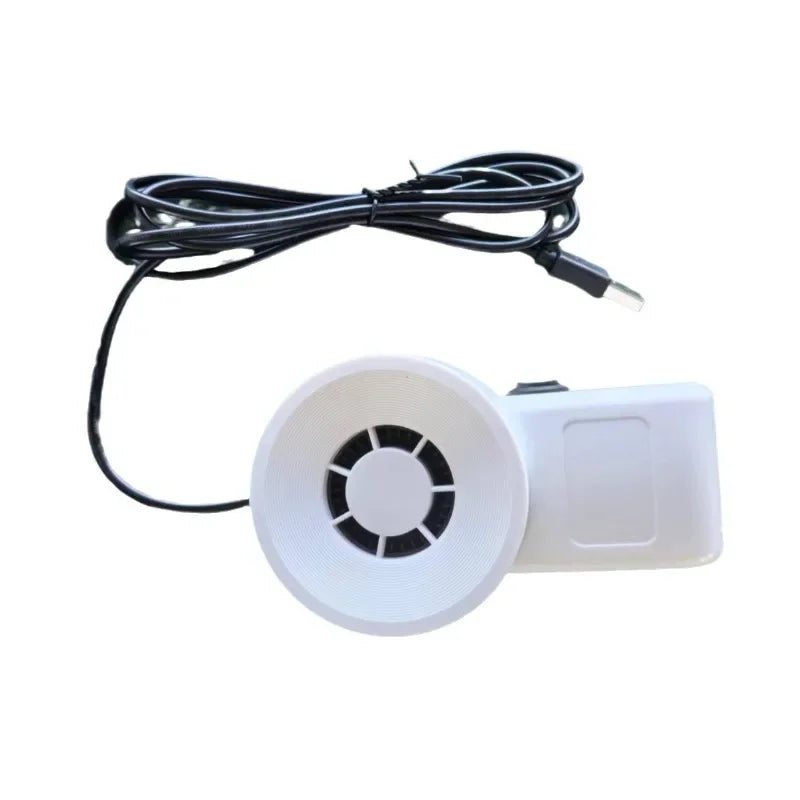 Silent Mini USB Aquarium Cooling Fan with External Temperature Controller, Reptile Terrarium Cooling System Gadget for Stable Peaceful Pleasures Health and Wellness