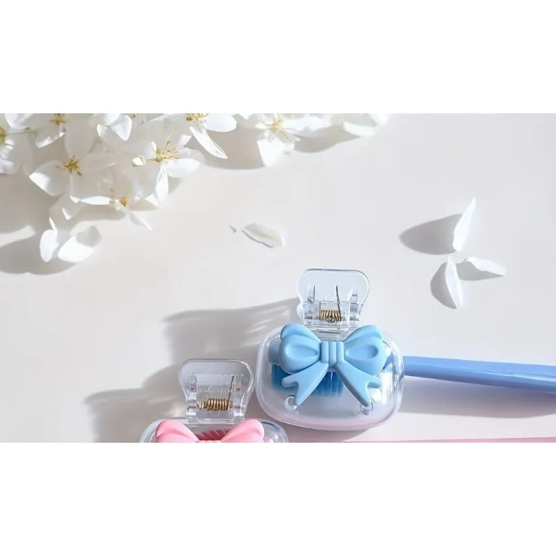 Cherry Toothbrush Holder – Dual Drainage, Protects Bristles