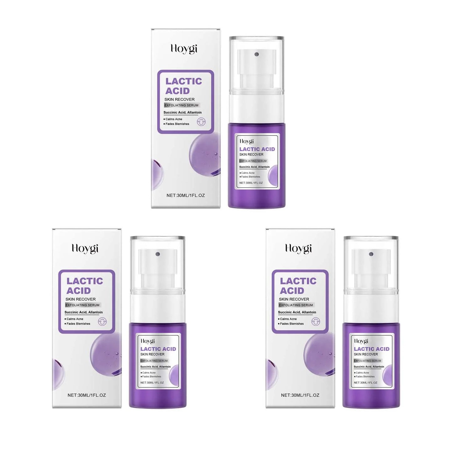 Lactic Acid Exfoliating Serum – Acne, Pores & Brightening