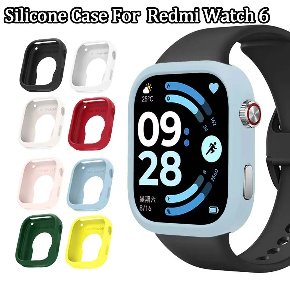 Silicone Case for Redmi Watch 6 – Bumper Shell Protector