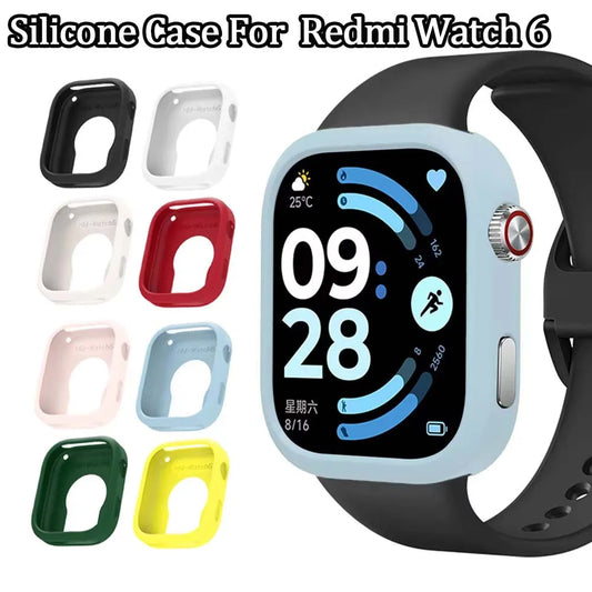 Silicone Case for Redmi Watch 6 – Bumper Shell Protector Smartwatch Protective Case Oasis Select
